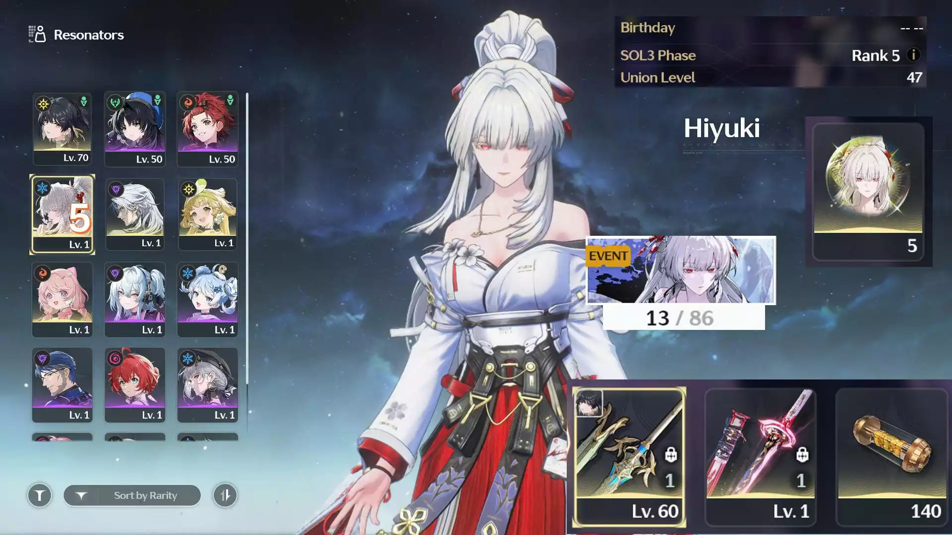 VJP : Hiyuki C5S1 - banner nhân vật 13 trang cho ai lấy C6